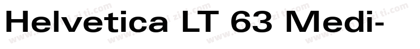 Helvetica LT 63 Medi字体转换